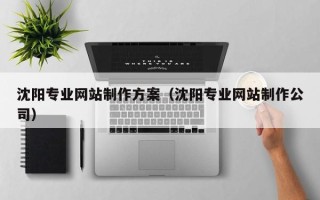 尉氏沈阳专业网站制作方案（沈阳专业网站制作公司）